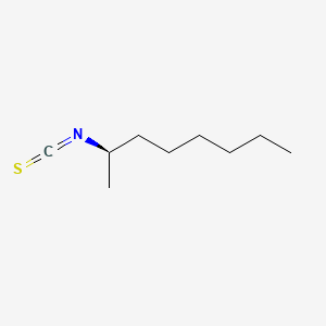 molecular formula C9H17NS B7887605 (2R)-2-isothiocyanatooctane 