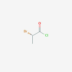 molecular formula C3H4BrClO B7887629 (2S)-2-bromopropanoyl chloride 