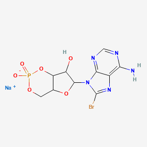 molecular formula C10H10BrN5NaO6P B7887680 CID 14820032 
