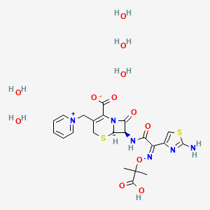 molecular formula C22H32N6O12S2 B7887694 Ceftazidime pentahydrate 