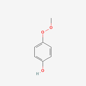 molecular formula C7H8O3 B7887737 4-Methylperoxyphenol 