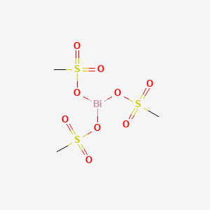 molecular formula C3H9BiO9S3 B7887754 Bis(methylsulfonyloxy)bismuthanyl methanesulfonate 