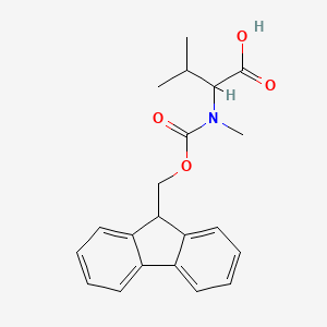 molecular formula C21H23NO4 B7887773 Fmoc-N-methyl-DL-valine 