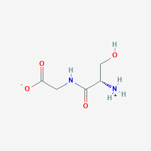 molecular formula C5H10N2O4 B7887918 L-seryl-glycine 