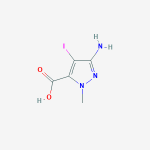 3-amino-4-iodo-1-methyl-1H-pyrazole-5-carboxylic acid