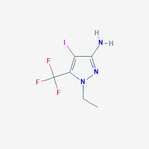 1-Ethyl-4-iodo-5-(trifluoromethyl)pyrazol-3-amine