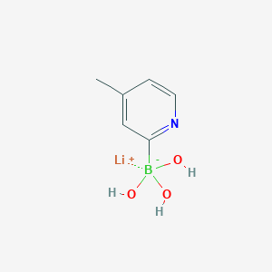 Lithium trihydroxy(4-methylpyridin-2-yl)borate