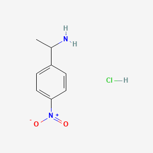 molecular formula C8H11ClN2O2 B7888295 (S)-1-(4-Nitrophenyl)ethylamine hydrochloride 