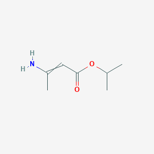 molecular formula C7H13NO2 B7888378 Isopropyl3-aminocrotonate 