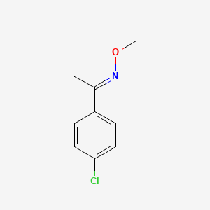 molecular formula C9H10ClNO B7888651 1-(4-Chlorophenyl)ethylidene(methoxy)amine 
