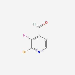 molecular formula C6H3BrFNO B7888664 2-Bromo-3-fluoroisonicotinaldehyde 