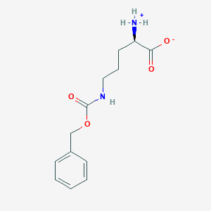 molecular formula C13H18N2O4 B7888690 (2R)-2-azaniumyl-5-(phenylmethoxycarbonylamino)pentanoate 