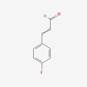 molecular formula C9H7FO B7888801 3-(4-Fluorophenyl)acrylaldehyde 
