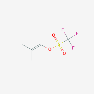 molecular formula C6H9F3O3S B7888830 3-甲基丁-2-烯-2-基三氟甲磺酸酯 CAS No. 28143-80-8