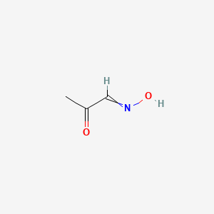 molecular formula C3H5NO2 B7888872 Propanal, 2-oxo-, 1-oxime 