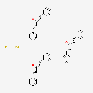 molecular formula C51H42O3Pd2 B7889059 双(二亚苄基丙酮)二钯(0) 