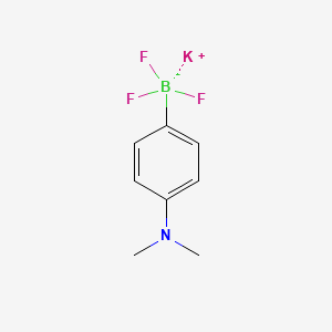 molecular formula C8H10BF3KN B7889154 Potassium 4-(N,N-dimethylamino)phenyltrifluoroborate CAS No. 1187951-61-6