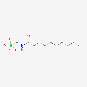 molecular formula C11H22BF3KNO B7889167 Potassium decanamidomethyltrifluoroborate 