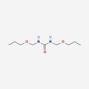 molecular formula C9H20N2O3 B7889294 1,3-Bis(propoxymethyl)urea 