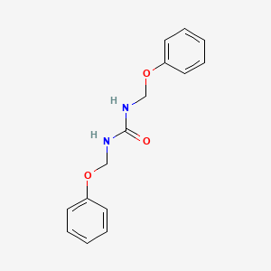 molecular formula C15H16N2O3 B7889307 1,3-Bis(phenoxymethyl)urea 