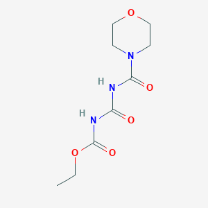 molecular formula C9H15N3O5 B7889338 [(Morpholinocarbonyl)carbamoyl]carbamic acid ethyl ester 