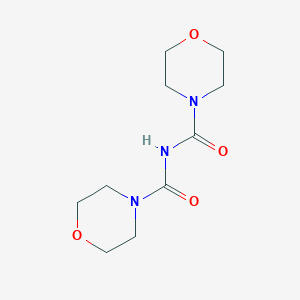 molecular formula C10H17N3O4 B7889341 N-(morpholine-4-carbonyl)morpholine-4-carboxamide 