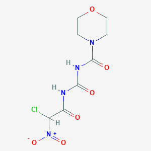 molecular formula C8H11ClN4O6 B7889351 1-(Chloronitroacetyl)-3-(morpholinocarbonyl)urea 