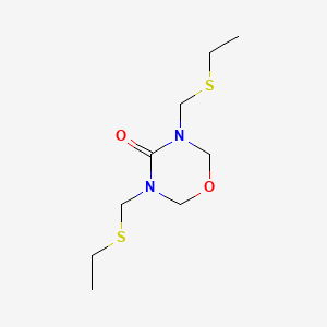 3,5-Bis[(ethylsulfanyl)methyl]-1,3,5-oxadiazinan-4-one