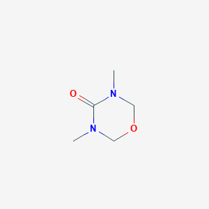 molecular formula C5H10N2O2 B7889387 3,5-Dimethyl-1,3,5-oxadiazinan-4-one 
