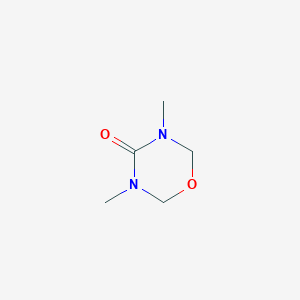 molecular formula C5H10N2O2 B7889387 3,5-二甲基-1,3,5-氧杂二氮杂环-4-酮 