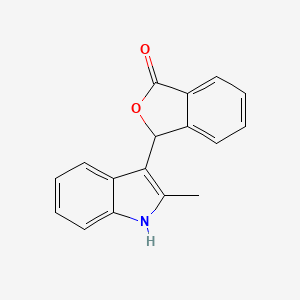 molecular formula C17H13NO2 B7889410 3-(2-Methyl-3-indolyl)phthalide CAS No. 73973-01-0