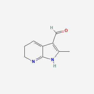 molecular formula C9H10N2O B7889495 1H-Pyrrolo[2,3-b]pyridine-3-carboxaldehyde,2-methyl- 