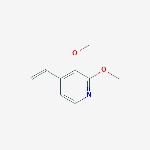 molecular formula C9H11NO2 B7889511 2,3-Dimethoxy-4-vinylpyridine CAS No. 1033203-58-5