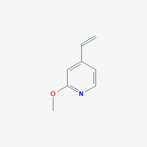 molecular formula C8H9NO B7889515 4-Ethenyl-2-methoxypyridine CAS No. 848951-16-6
