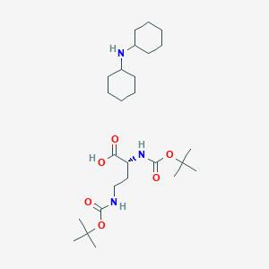 molecular formula C26H49N3O6 B7889544 Boc-D-Dab(Boc)-OH DCHA 