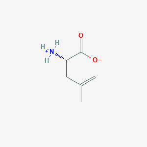 (2S)-2-azaniumyl-4-methylpent-4-enoate