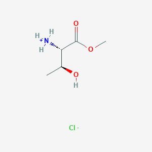 molecular formula C5H12ClNO3 B7889623 [(2S,3S)-3-hydroxy-1-methoxy-1-oxobutan-2-yl]azanium;chloride 