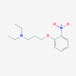 molecular formula C13H20N2O3 B7889626 N,N-diethyl-3-(2-nitrophenoxy)propan-1-amine 