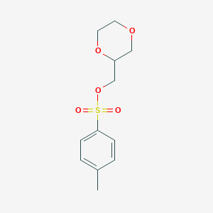 molecular formula C12H16O5S B7889720 (+/-)-(1,4-二氧六环-2-基)甲基 4-甲基苯磺酸酯 