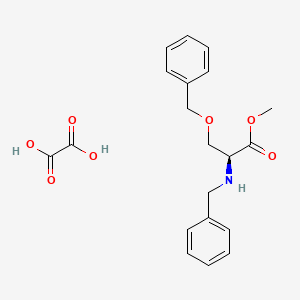 molecular formula C20H23NO7 B7889758 Bzl-L-ser(bzl)-ome (cooh)2 