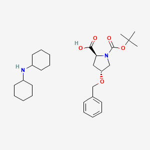 molecular formula C29H46N2O5 B7889767 Boc-Hyp(Bzl)-OH.DCHA 