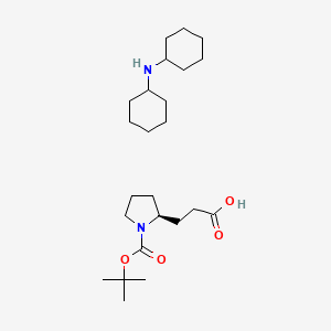 (S)-3-(1-Boc-pyrrolidin-2-YL)-propionic acid dcha