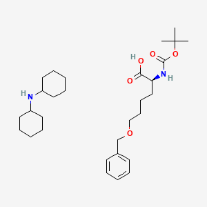 molecular formula C30H50N2O5 B7889795 (S)-Boc-2-amino-6-benzyloxy-hexanoic acid dcha 