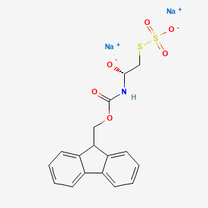molecular formula C17H15NNa2O6S2 B7889824 Fmoc-S-sulfo-L-cysteine disodium salt 