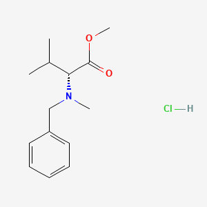 molecular formula C14H22ClNO2 B7889832 Bzl,ME-D-val-ome hcl 