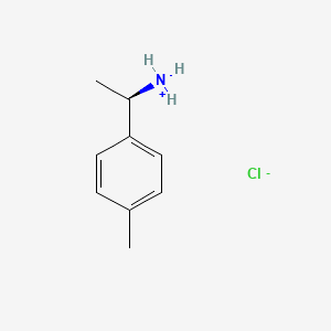 molecular formula C9H14ClN B7889937 [(1R)-1-(4-methylphenyl)ethyl]azanium;chloride 