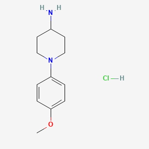 1-(4-Methoxyphenyl)piperidin-4-amine;hydrochloride
