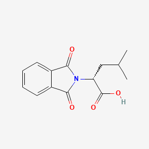 molecular formula C14H15NO4 B7889992 邻苯二甲酰-L-亮氨酸 