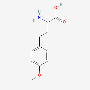 molecular formula C11H15NO3 B7890018 2-Amino-4-(4-methoxyphenyl)butanoic acid 