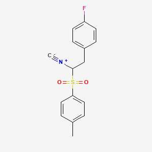 1-[2-(4-Fluorophenyl)-1-isocyanoethyl]sulfonyl-4-methylbenzene